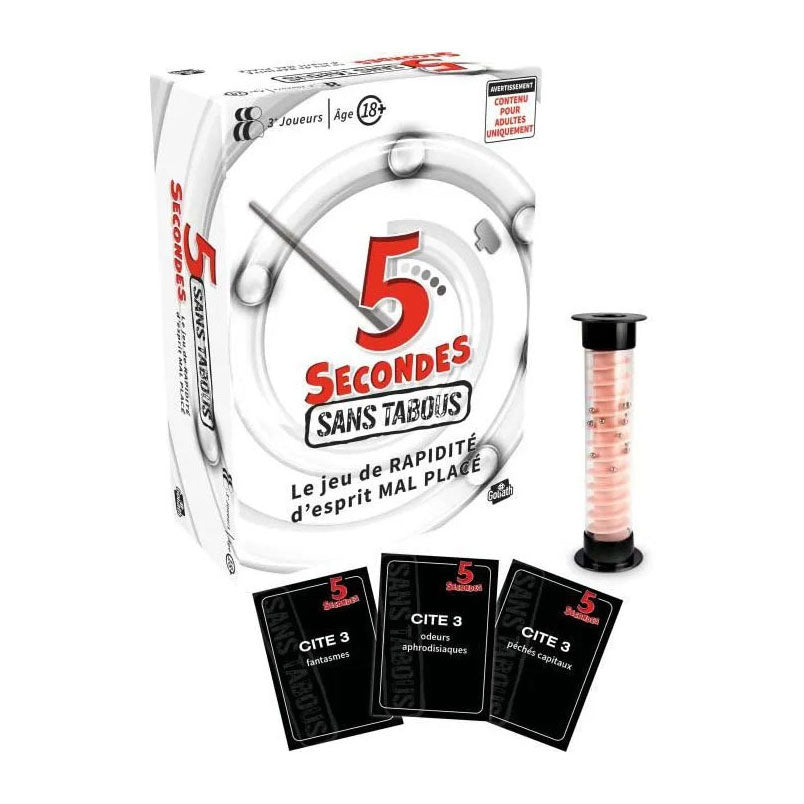 Goliath games jeu de société goliath 5 secondes non censuré - Français