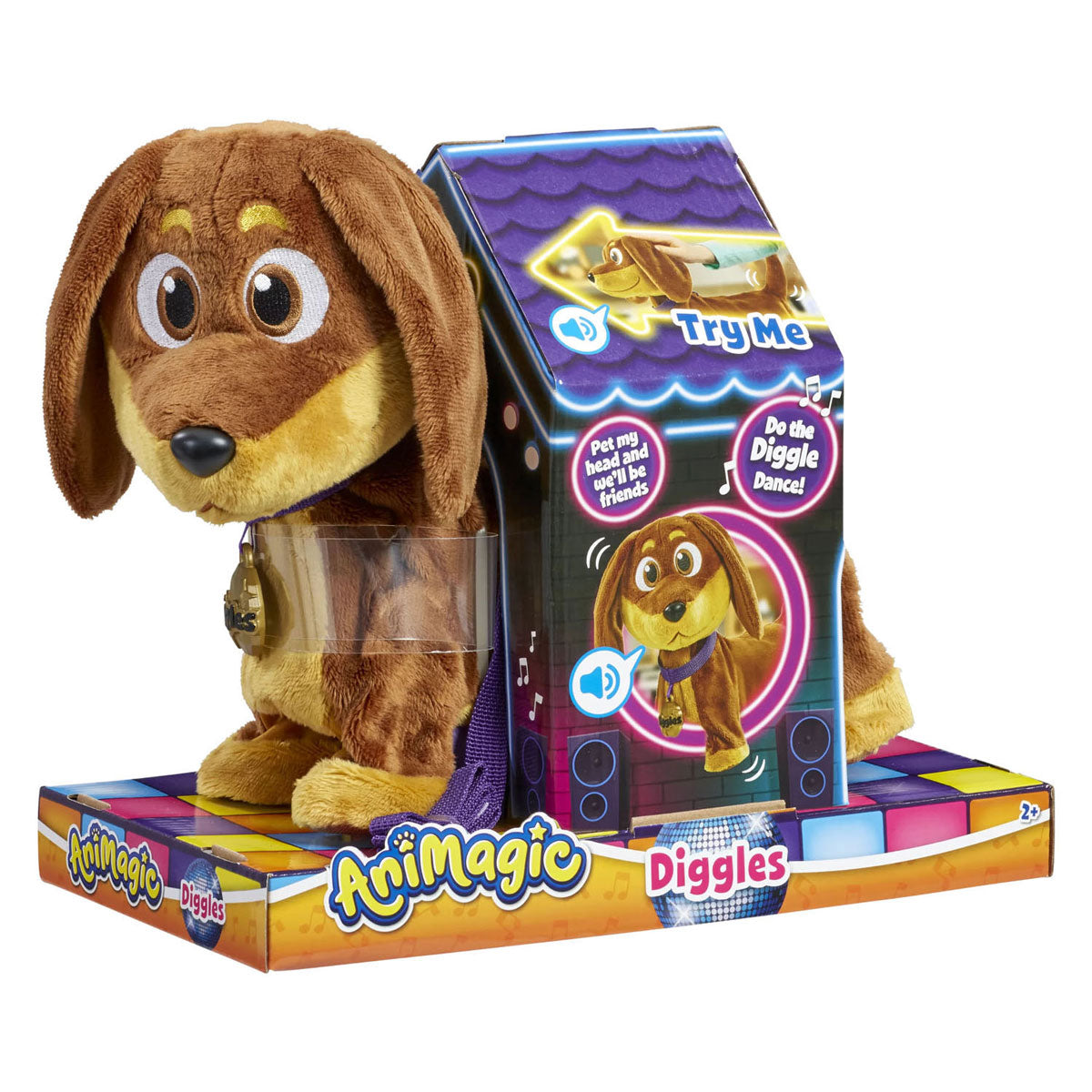 Autres marques Animagic Hug Dog Diggles + Sound