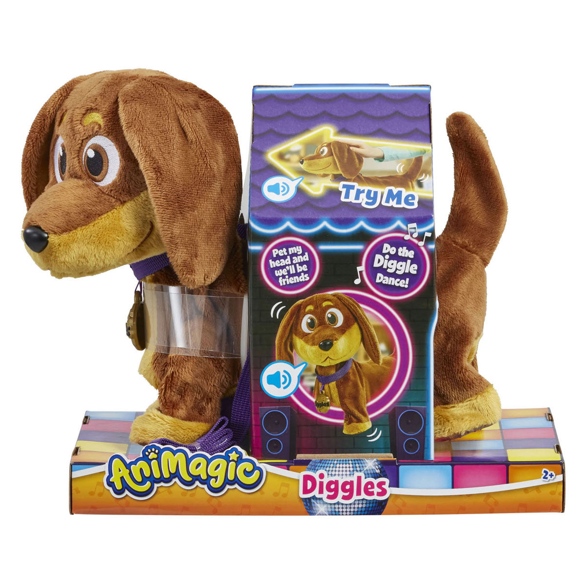 Autres marques Animagic Hug Dog Diggles + Sound