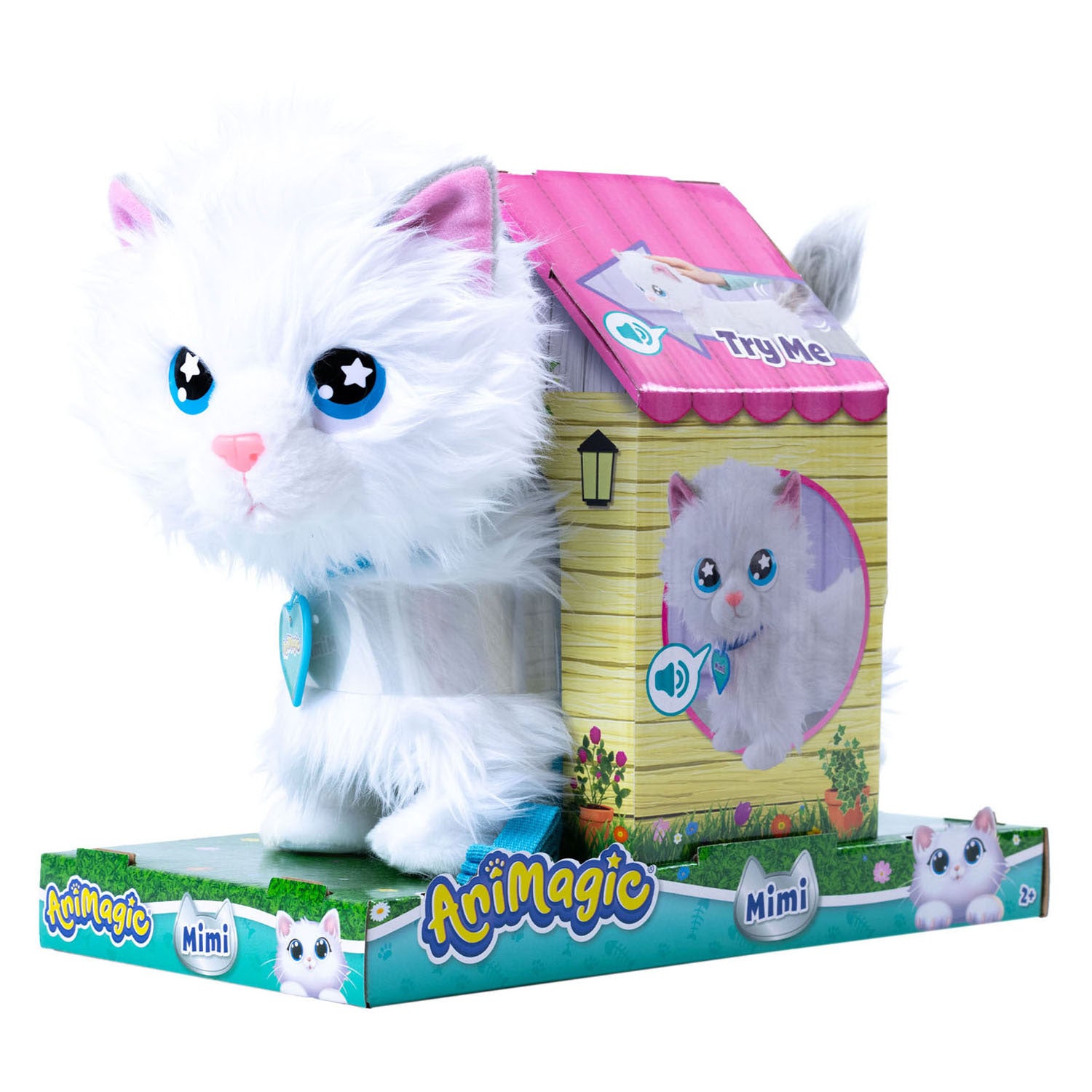 Goliath Games peluche interactive chat mimi animagique