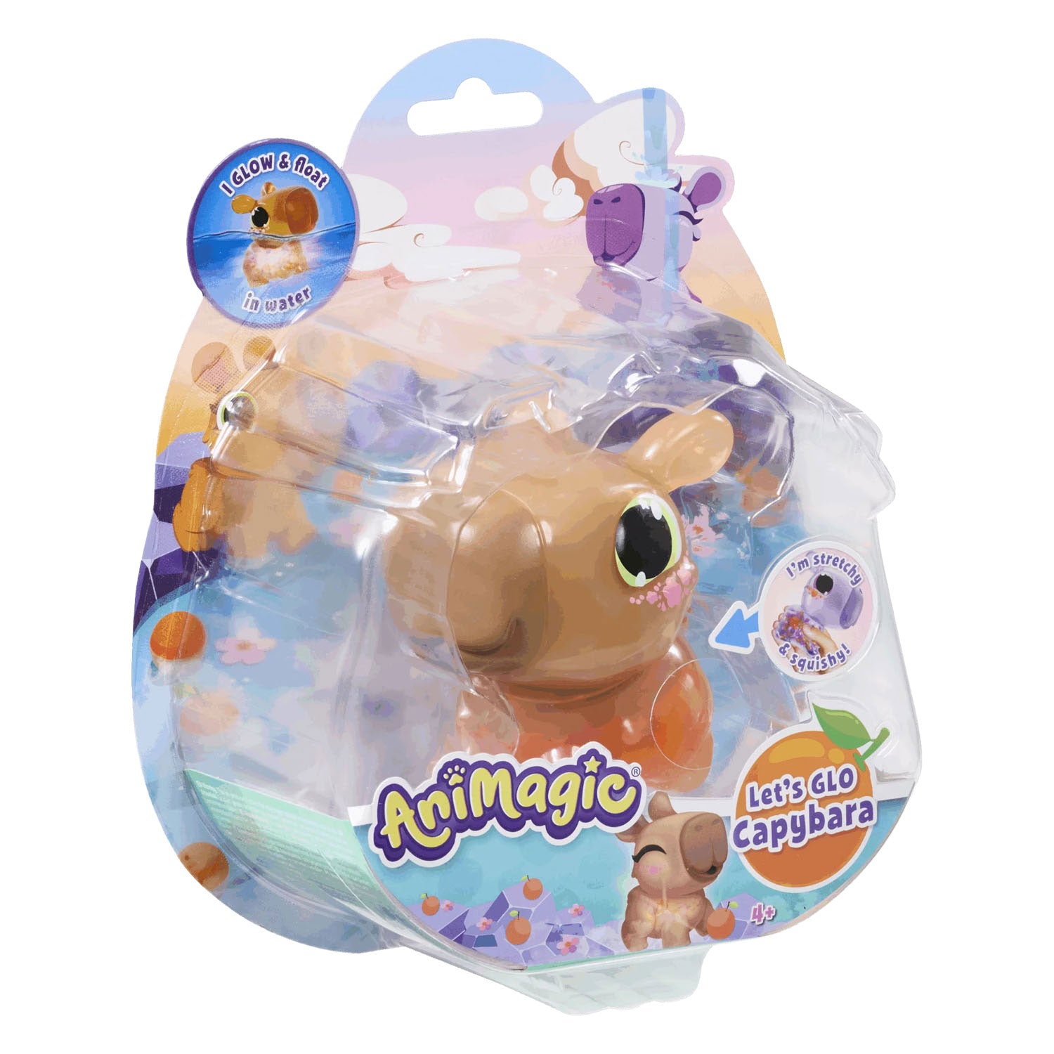 Goliath animagic let's glo capybara - marron