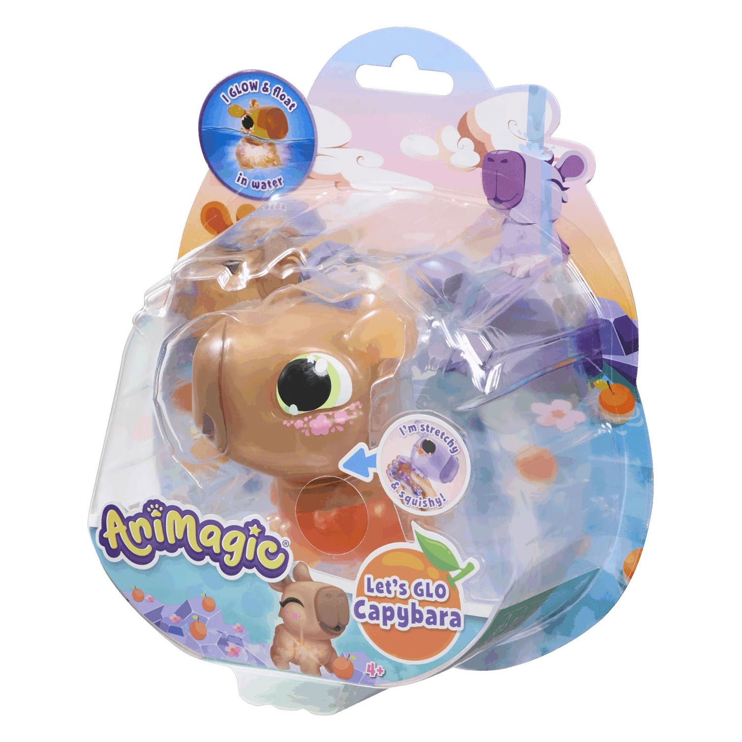 Goliath animagic let's glo capybara - marron