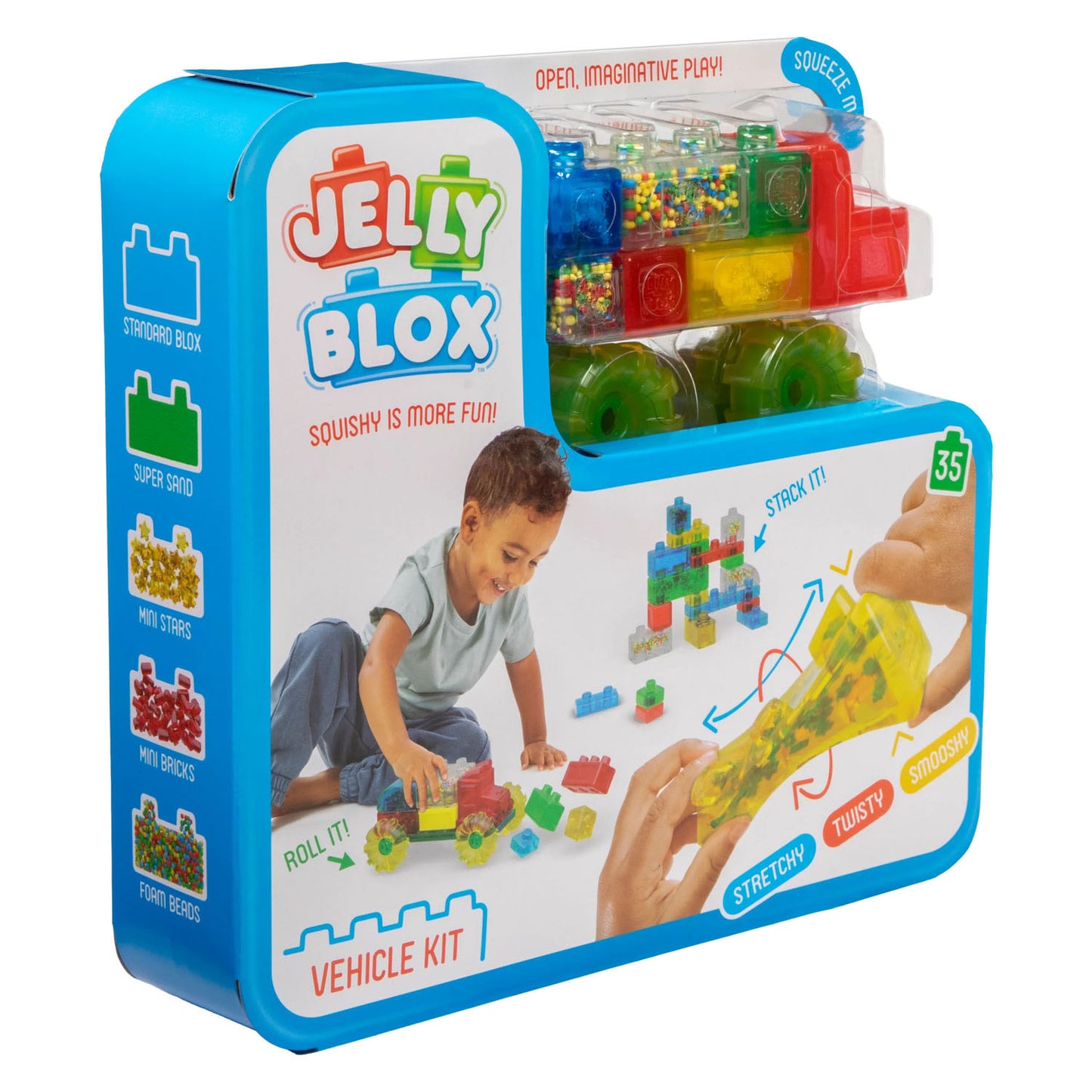 Camion Goliath Jelly Blox avec des blocs mous