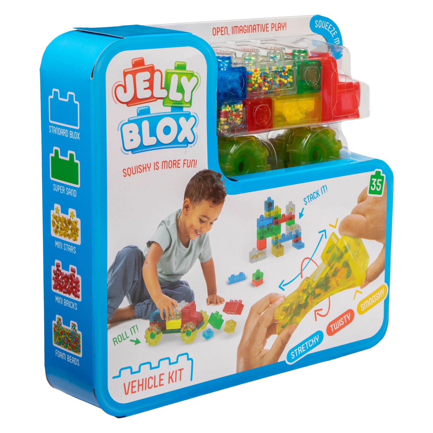 Camion Goliath Jelly Blox avec des blocs mous