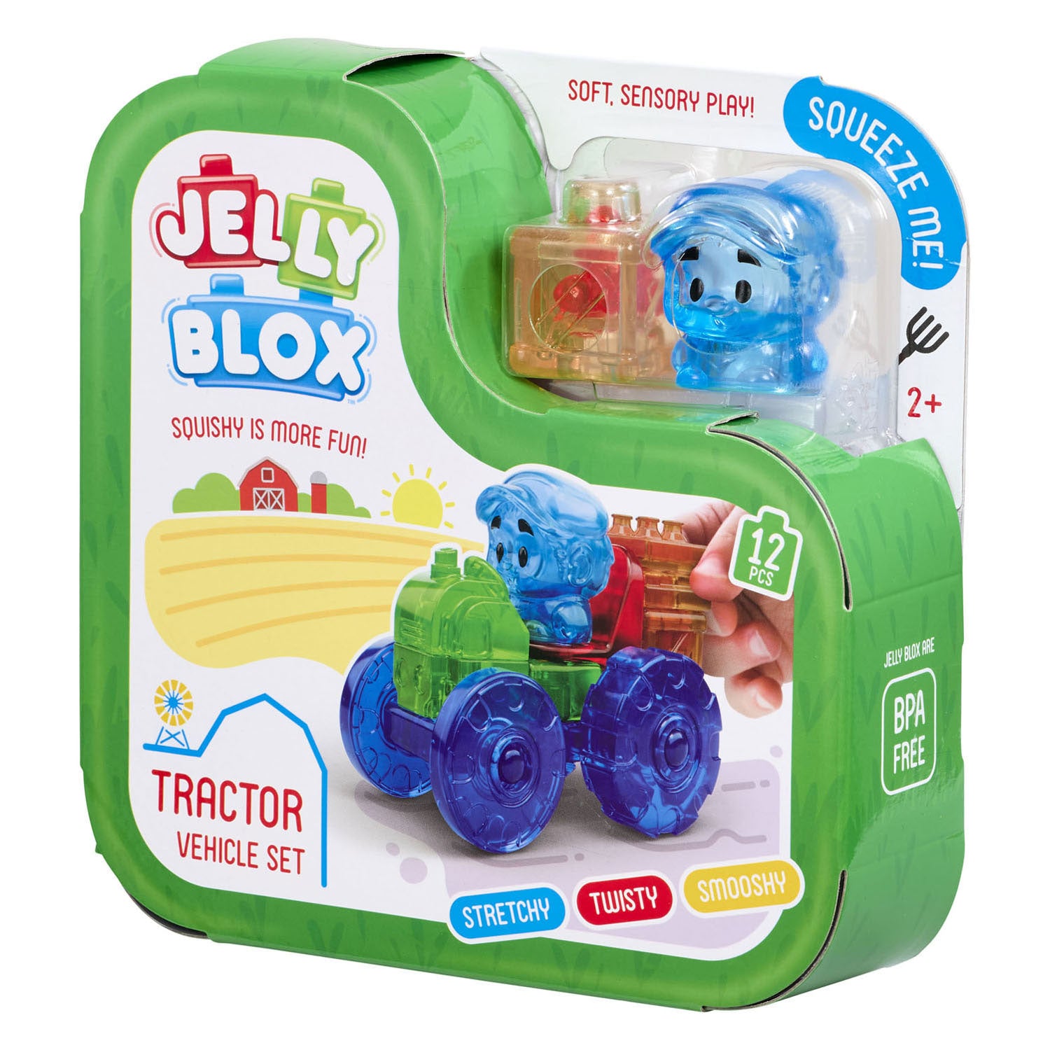 Agriculteur de tracteur Jelly Blox | 2 pièces