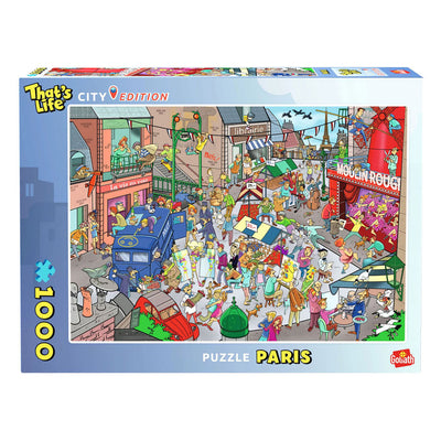 Goliath golitath c'est la vie édition ville : puzzle paris - 1000 pcs.