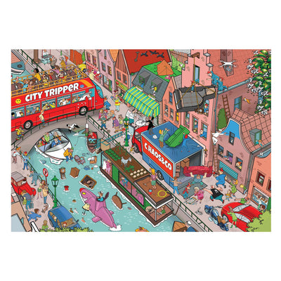 Goliath c'est la vie édition ville : puzzle amsterdam - 1000 pcs.