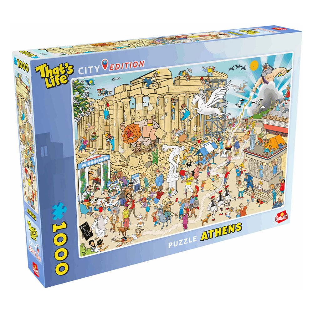 Goliath c'est la vie édition ville : puzzle Athènes - 1000 pcs.