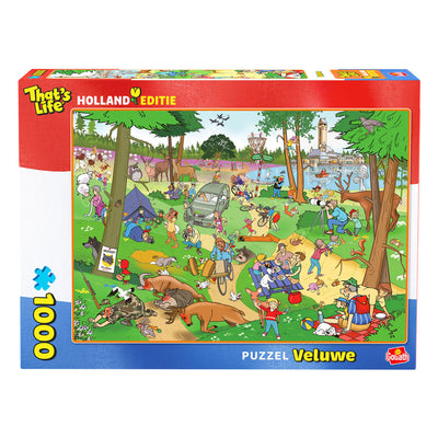 Goliath c'est la vie édition néerlandaise : le puzzle Veluwe - 1000 pcs.