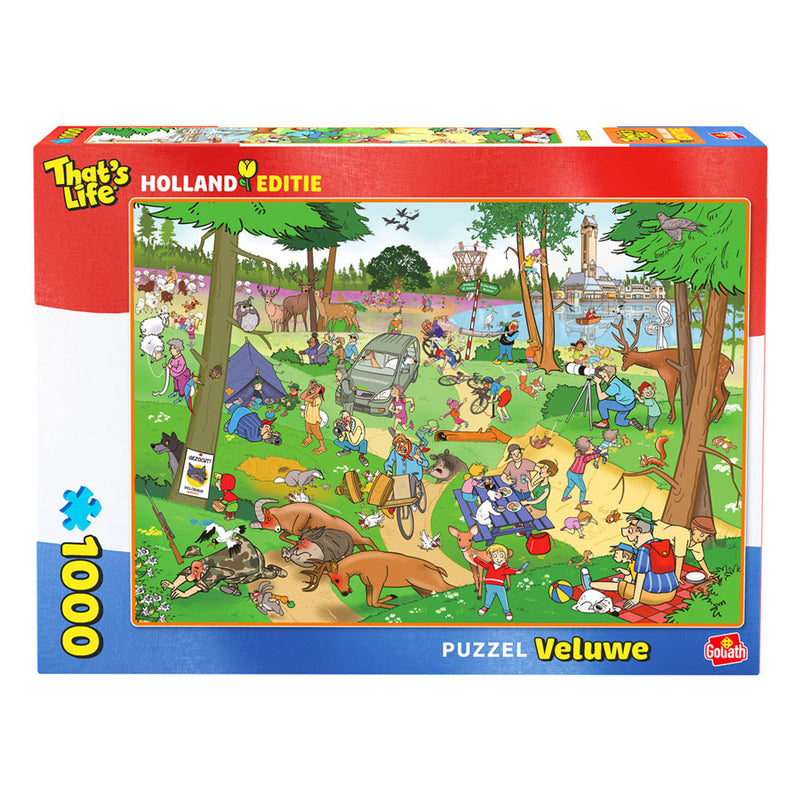 Goliath c'est la vie édition néerlandaise : le puzzle Veluwe - 1000 pcs.