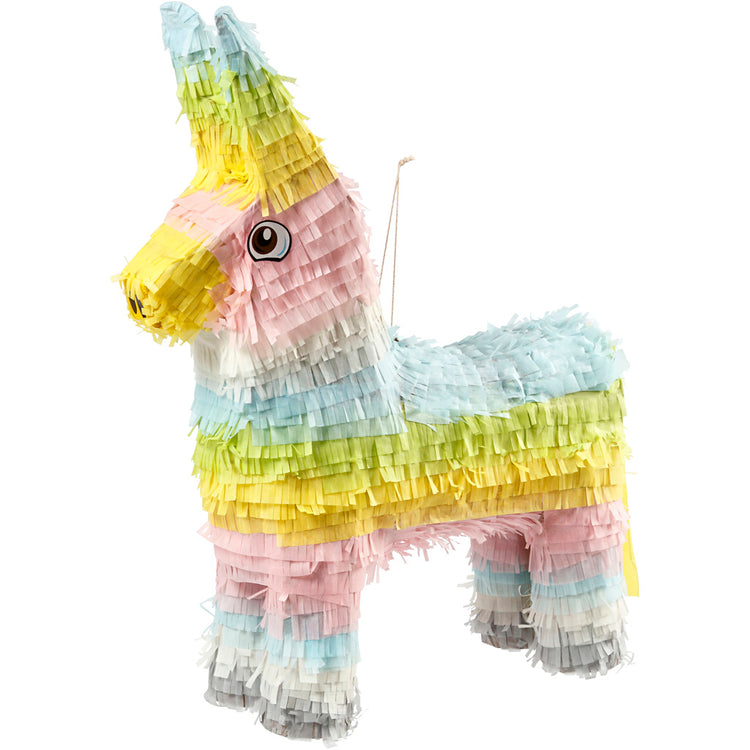 Piñata de fête d'entreprise Creativ, taille 39x13x55 cm, couleurs pastel, 1 pièce