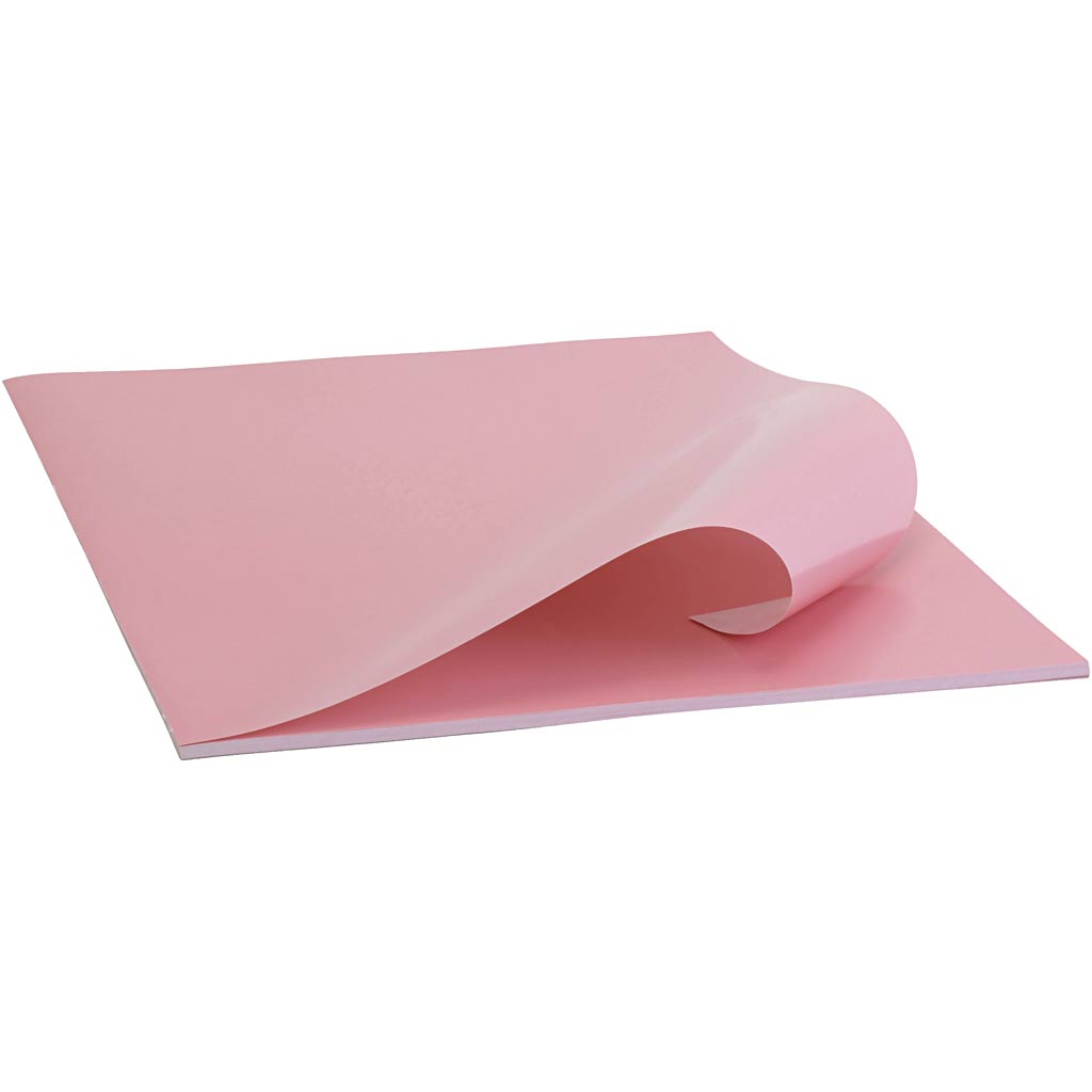 Papier brillant Creativ company, feuille 32x48 cm, 80 gr, rose, 25 feuilles 1 boîte