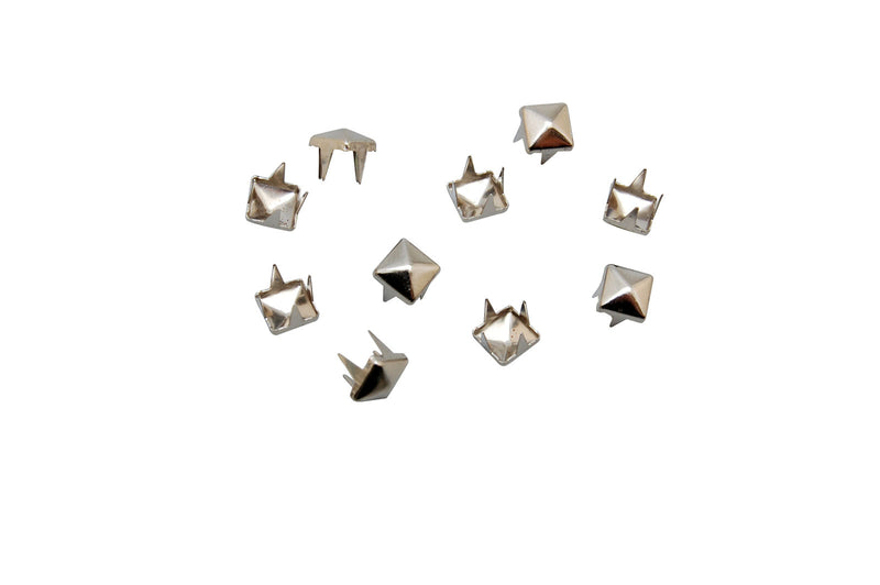 Vaessen creative • clous carrés 6mm 10pcs argent