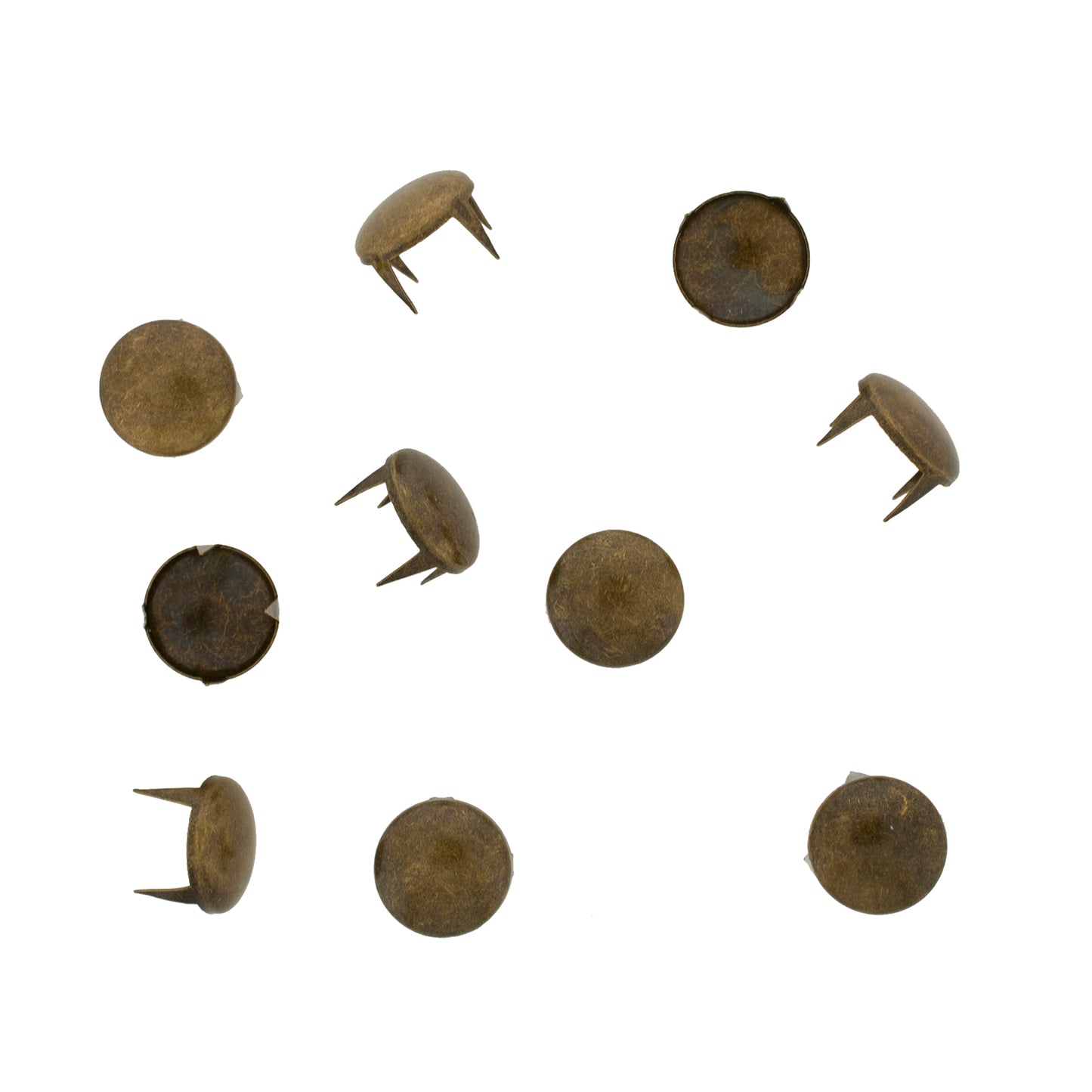 Vaessen creative • clous ronds 12mm 10pcs bronze