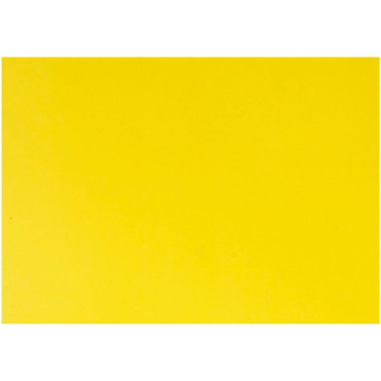 Papier brillant Creativ company, feuille 32x48 cm, 80 gr, jaune, 25 feuilles 1 boîte