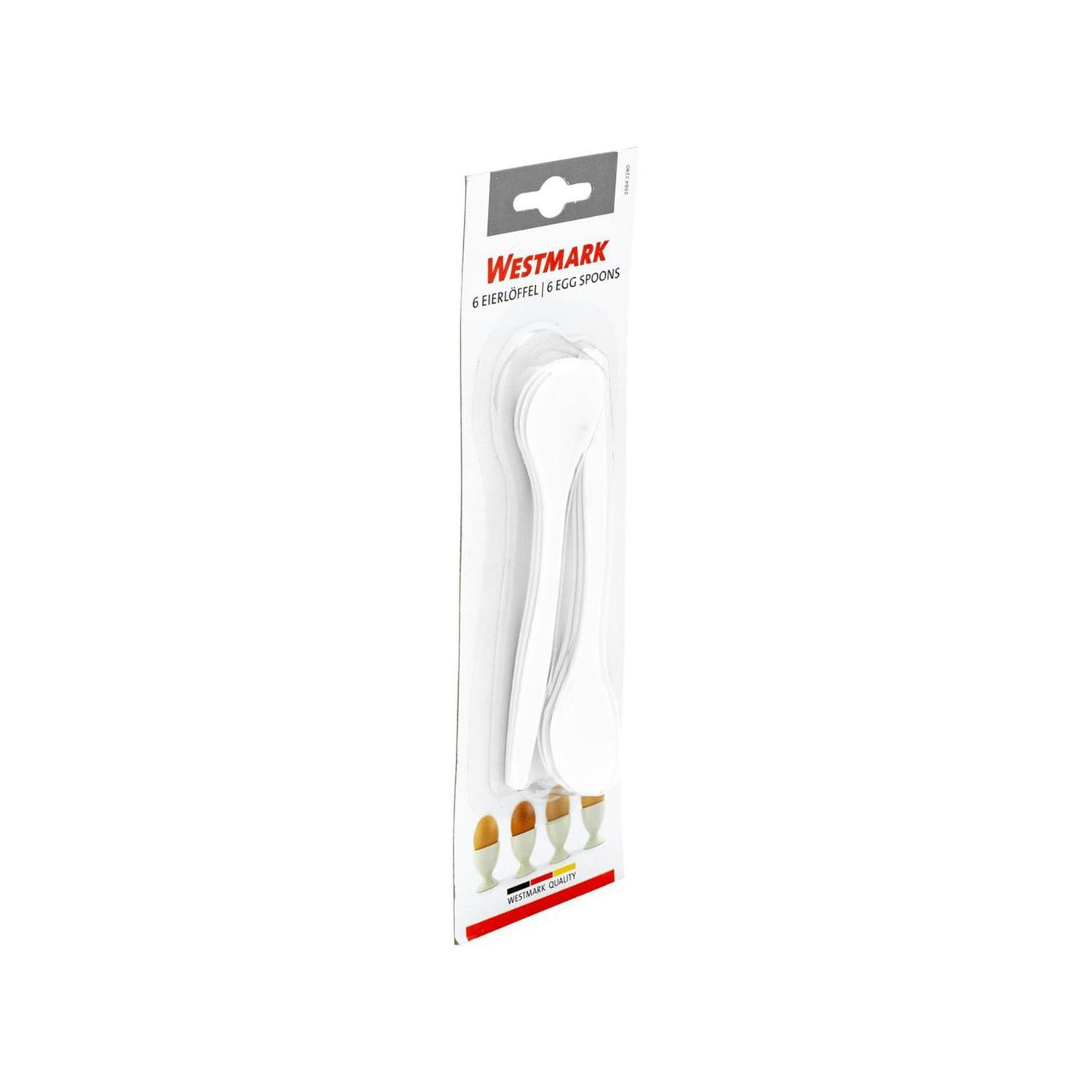 Cuillères Westmark Westmark Eier 14,5 cm 6 pièces blanches