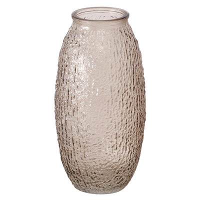 Boltze home vase h20cm verre beige