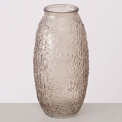 Boltze home vase h20cm verre beige