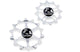 Jrc - jeu de roues de dérailleur céramique sram eagle xx1, x01, gx, nx, sx 12 14t argent