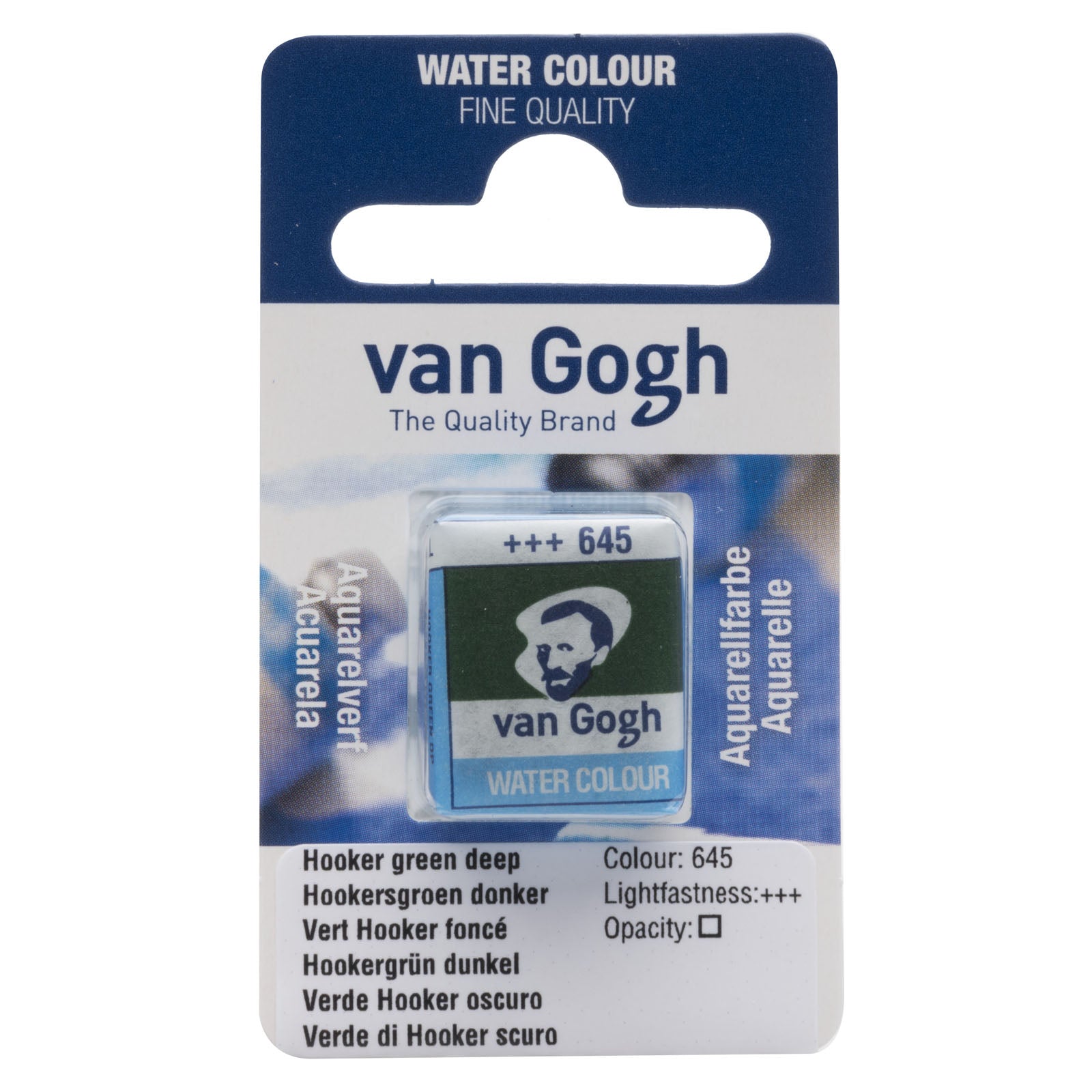 Van Gogh • peinture aquarelle Pan Hookers vert foncé 645