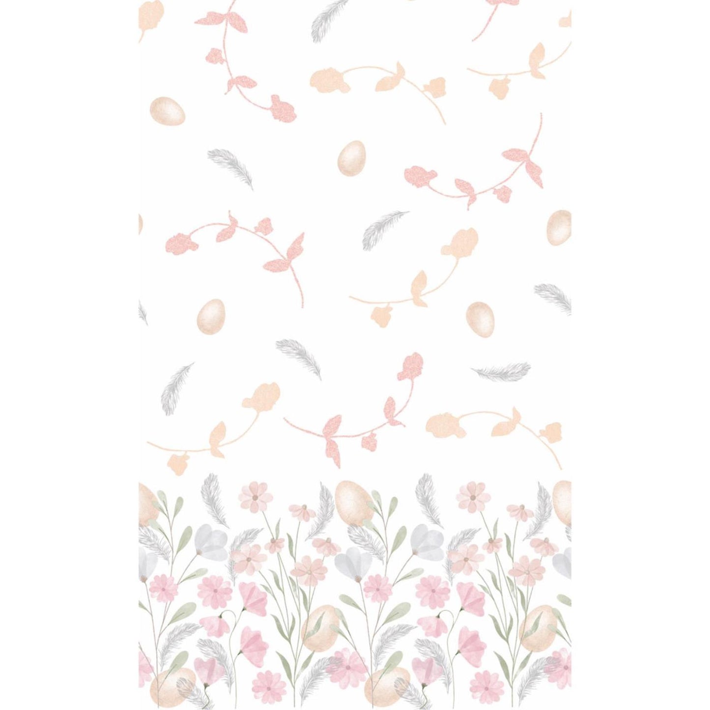 Nappe Duni douce Pâques 138x220cm