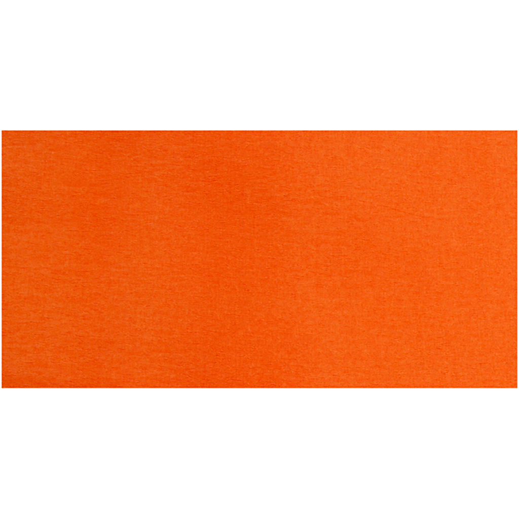 Papier crépon Creativ company, feuille 50x250 cm, orange, 10 plis 1 boîte