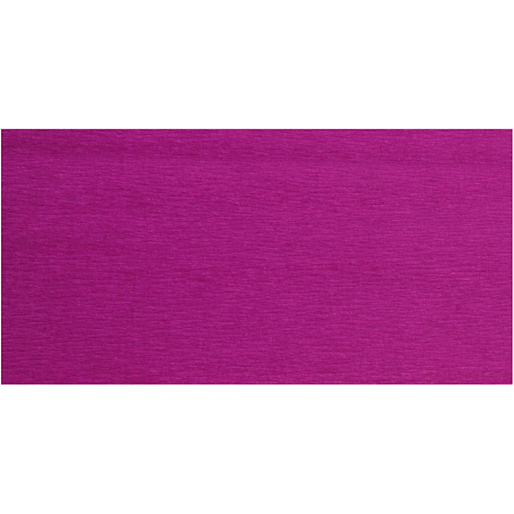 Papier crépon Creativ company, feuille 50x250 cm, violet, 10 plis 1 boîte