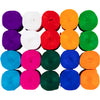 Creativ company rouleaux de papier crépon, l : 20 m, l : 5 cm, 22 gr, différentes couleurs, 20 rouleaux 1 boîte