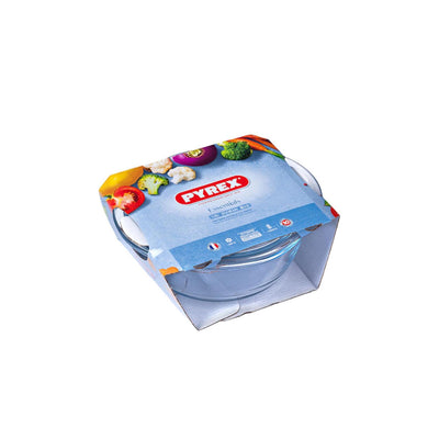 Bol rond en Pyrex avec couvercle 2,3+0,7l