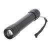 Black en aluminium de lampe de poche
