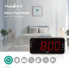 Radio-réveil numérique Nedis | écran LED | 1x entrée audio 3,5 mm | noir | 1 pièce - clar004bk clar004bk