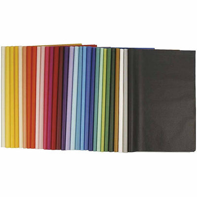 Papier de soie Creativ company, feuille 50x70 cm, 17 gr, 300 feuilles 1 boîte