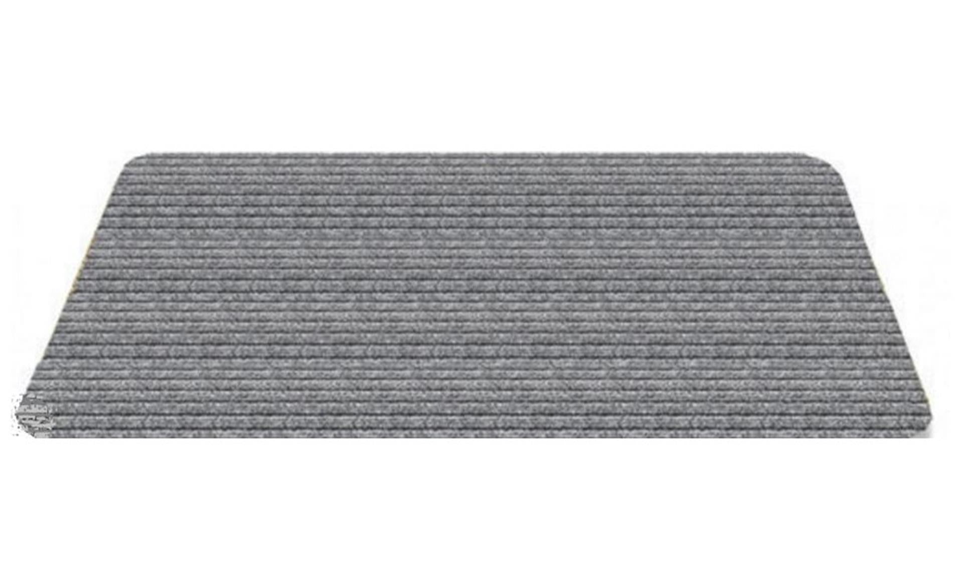 Tapis côtelé HQ Fortuna gris 50x80cm