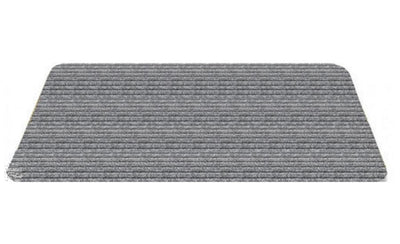 Tapis côtelé HQ Fortuna gris 50x80cm