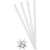 Bandes de tressage Creativ company, l: 45 cm, l: 10 mm, d 4,5 cm, blanc, 100 bandes 1 boîte