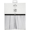 Creativ Company Braid Strips, L: 45 cm, b: 10 mm, d 4,5 cm, blanc, 500 bandes 1 boîte