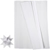 Creativ Company Braid Strips, L: 45 cm, b: 10 mm, d 4,5 cm, blanc, 500 bandes 1 boîte