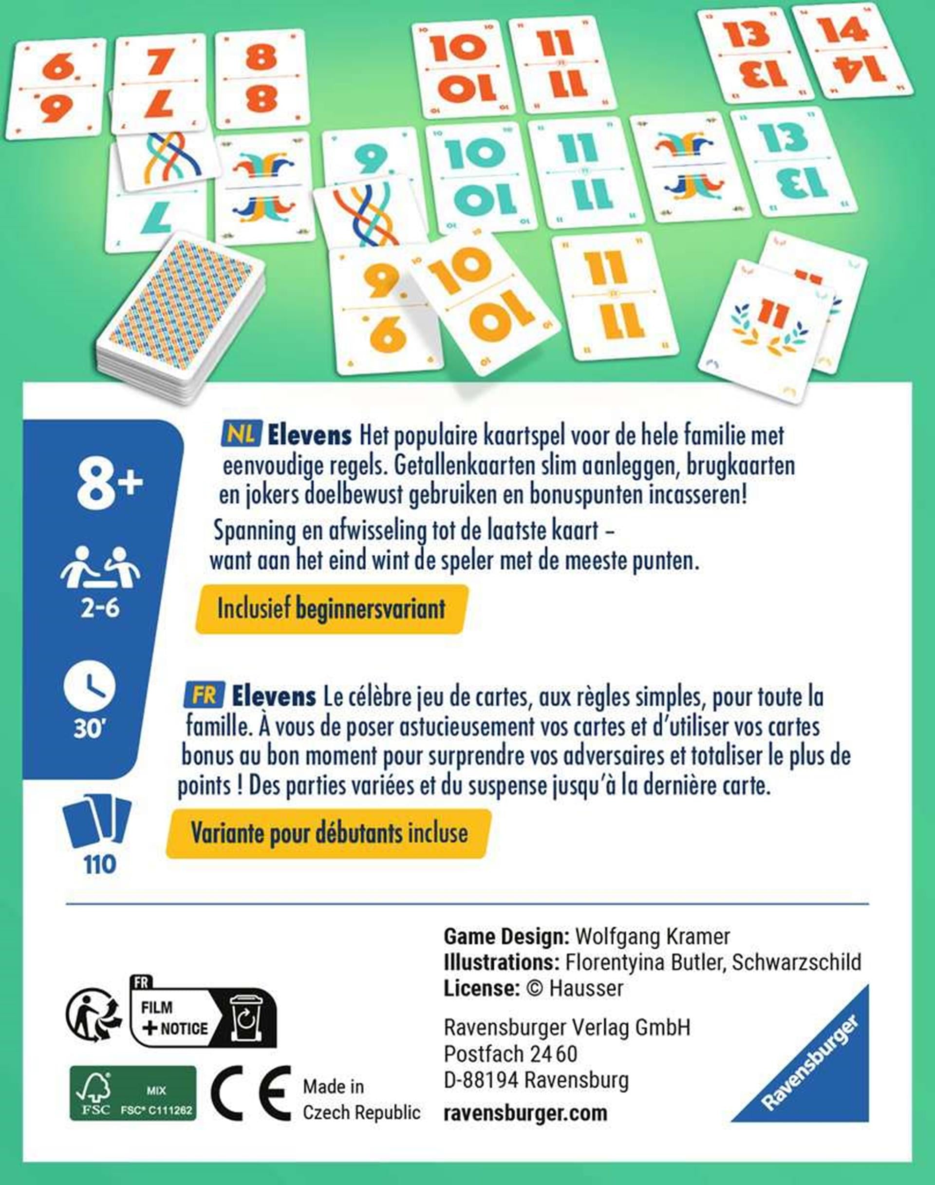 Jeu de cartes de Ravensburger sulens