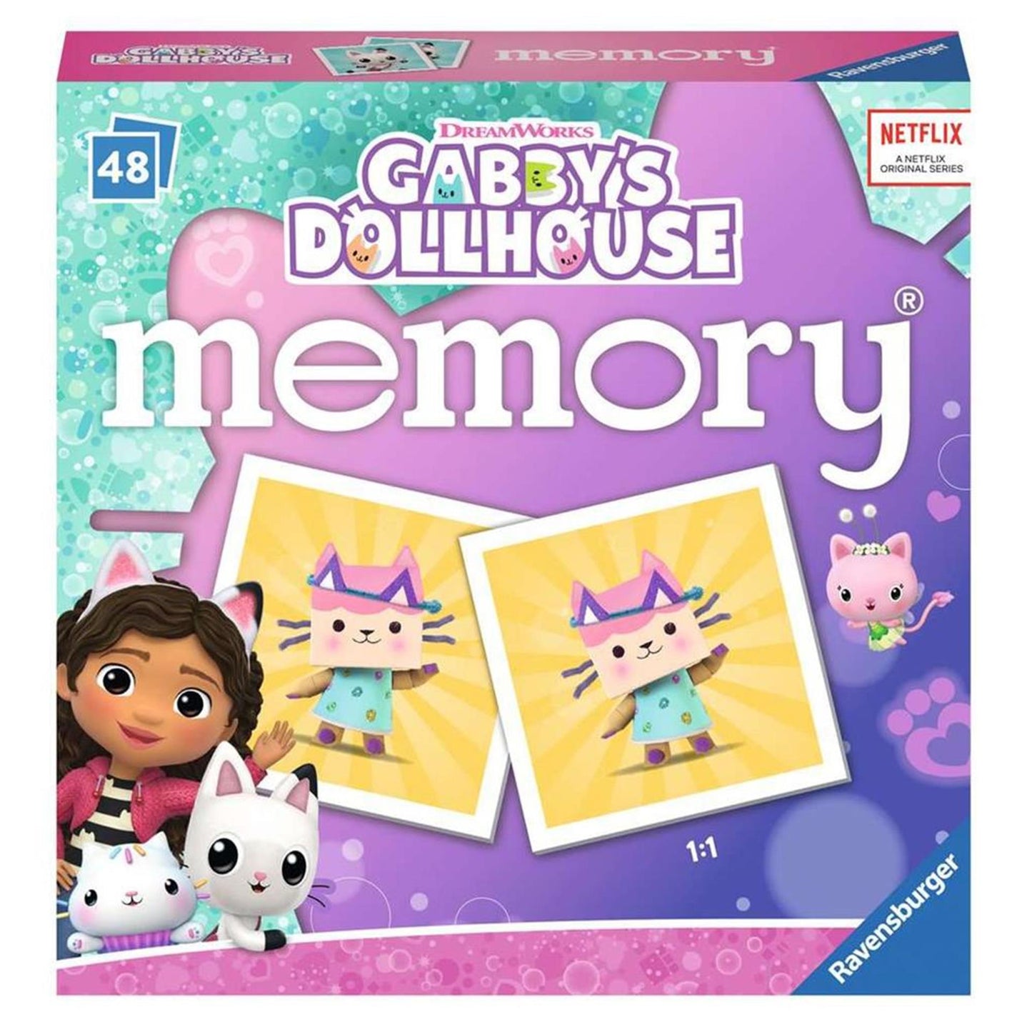 Ravensburger Gabby #039;s mémoire de maison de poupée 48 cartes