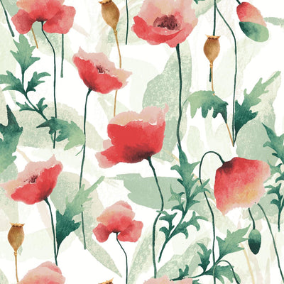 Serviettes Duni coquelicots délice 33x33cm