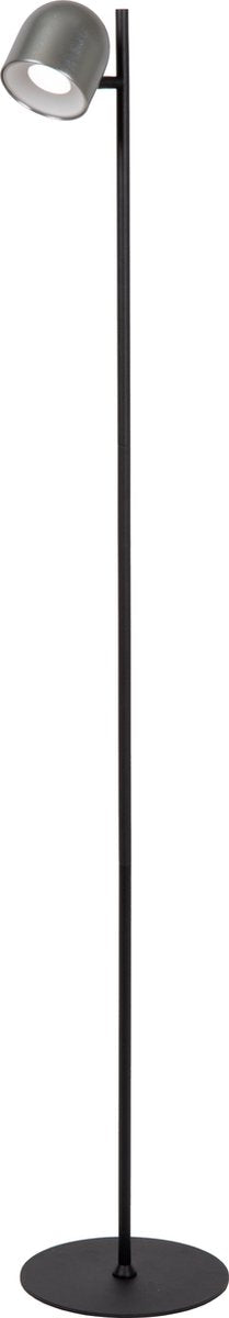 Lucide skanska droit - lampadaire rechargeable intérieur extérieur - batterie rechargeable - ø 23 cm - LED dimmable - CCT - 1x3W 3000K 6000K - IP44 - fonte grise