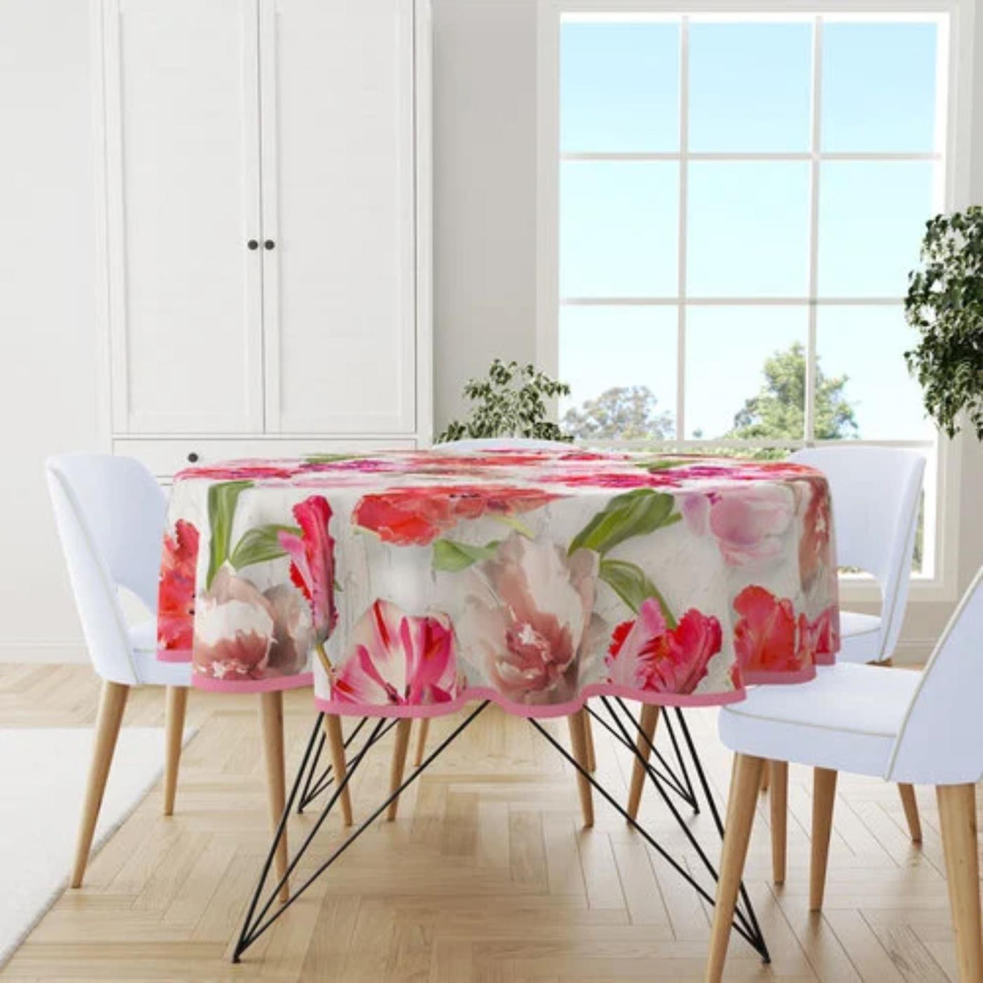 Wicotex nappe ronde tulipes ø160cm PVC