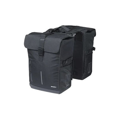 Basil Double Bicycle Bag Move Mik 30 litres 16 x 27 x 38 cm noir