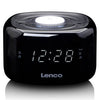 Radio d'horloge Lenco FM avec lampe de nuit