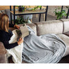 Tomado Tomado Electric Top Couverture 180x130 cm Gray blanc