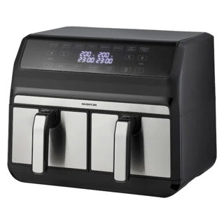 Inventim Hot Air Fryer GF800Hld Double 2X 4L Black 1700W