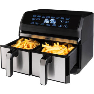 Inventim Hot Air Fryer GF800Hld Double 2X 4L Black 1700W