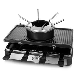Emerio Emerio RG-124930 et Fondue Ensemble en acier inoxydable noir