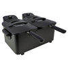 Inventim Fryer double 2x2,5 litres noir 1800 watts