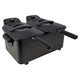 Inventim Fryer double 2x2,5 litres noir 1800 watts